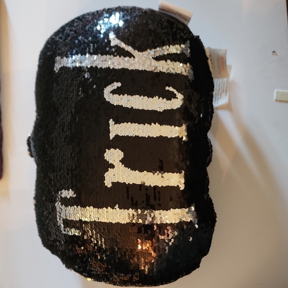 Isaac Mizrahi Other - Isaac Mizrahi Black and Silver Sequin Pillow